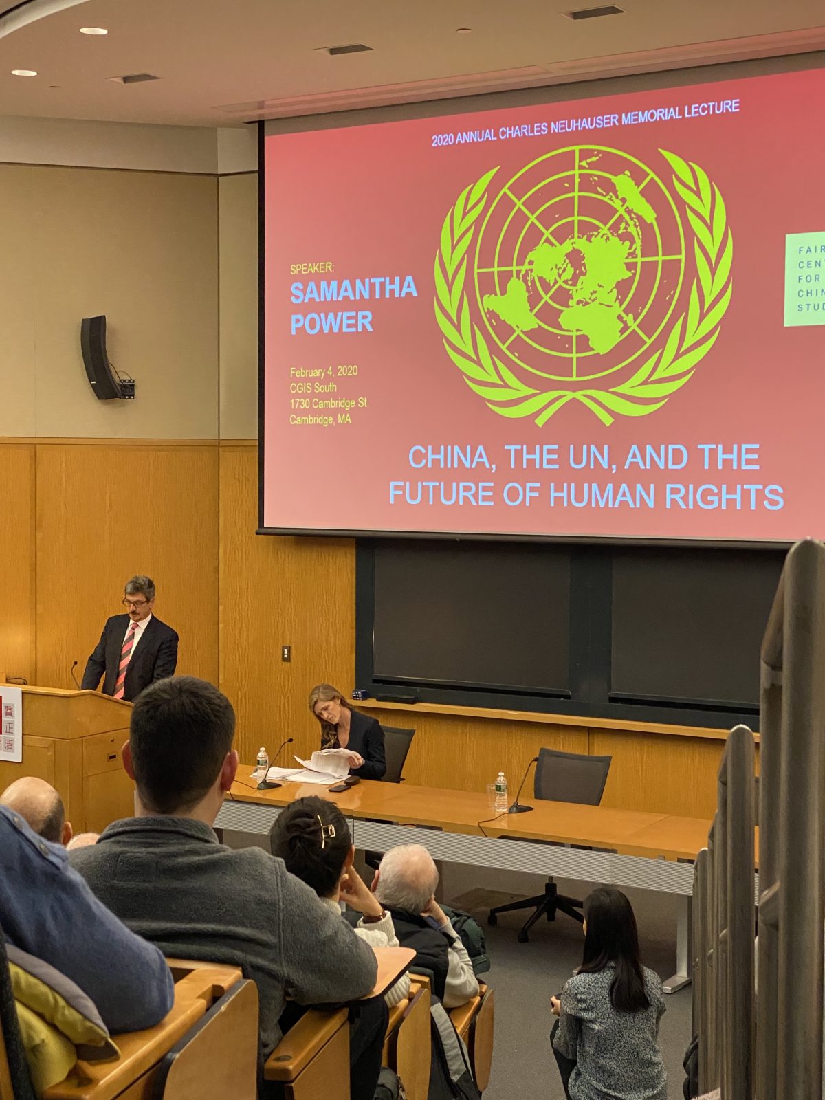 前美國常駐聯合國代表 Samantha Power 演講：China, the UN, and the Future of Human Rights